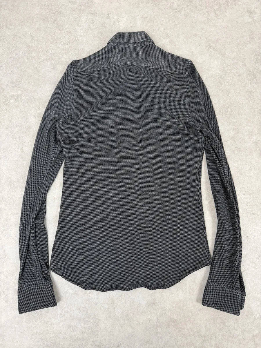2000s Giorgio Armani Grey Shirt - Image 6