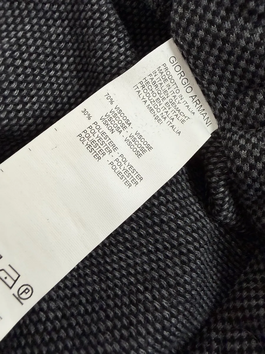 2000s Giorgio Armani Grey Shirt - Image 7