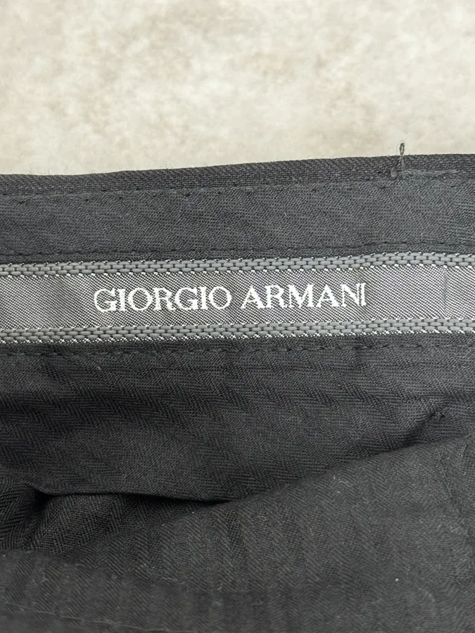 2000s Giorgio Armani Grey Wool Full Italian Suit Set - Image 26