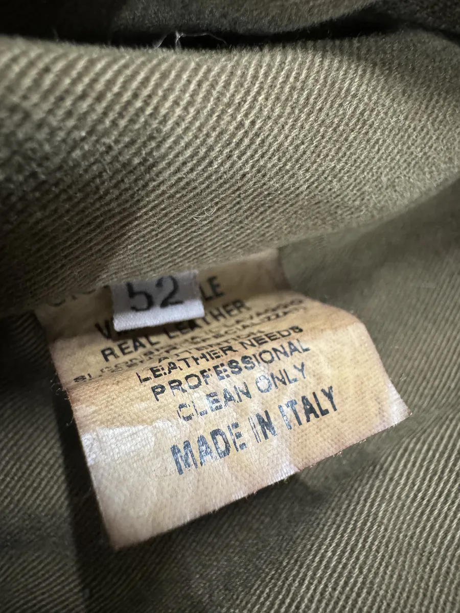 2000s Giorgio Brato Beige Camel Leather Jacket - Image 8