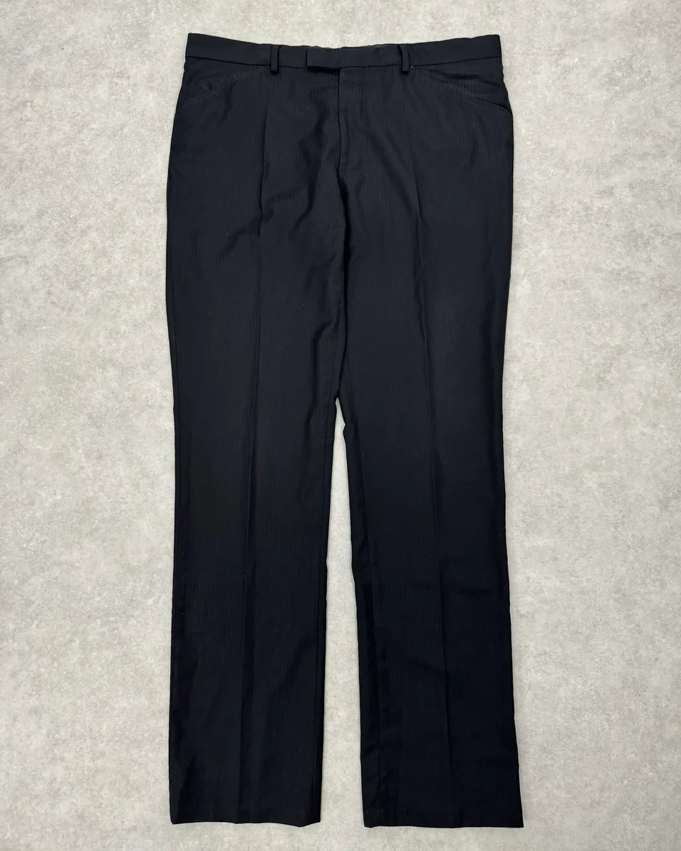 2000s Givenchy Classy Wool Tailored Pants - Image 2