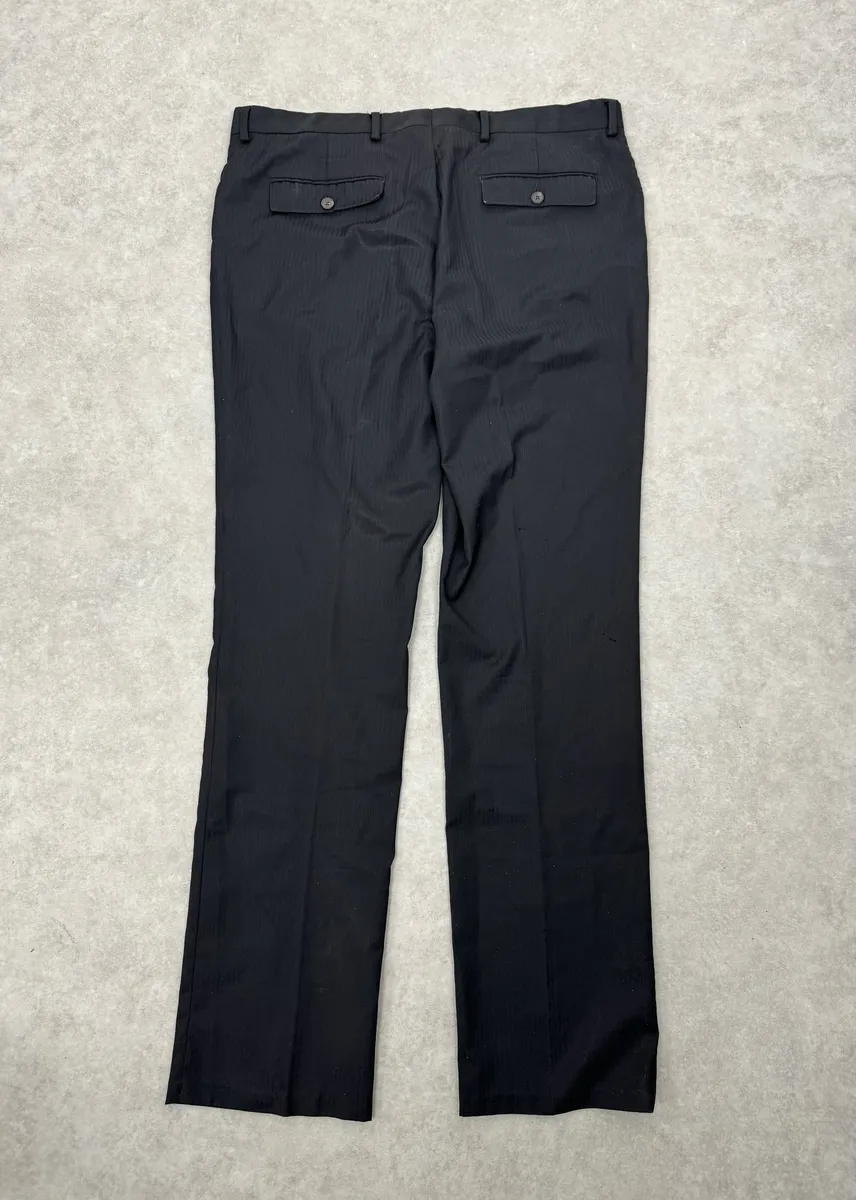 2000s Givenchy Classy Wool Tailored Pants - Image 5