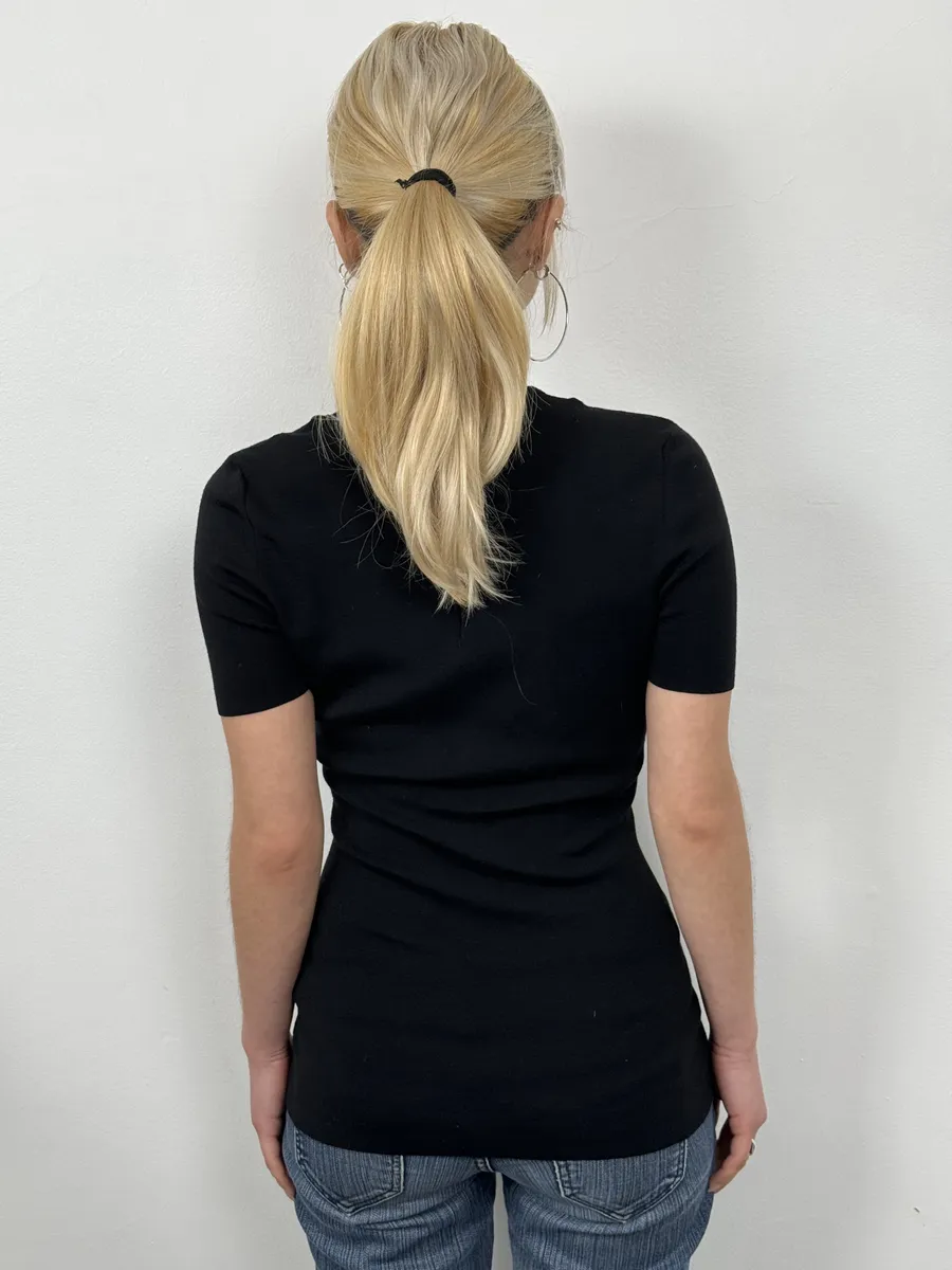 2000s Gucci Black & Brown Python Leather Obscure T-Shirt - Image 3
