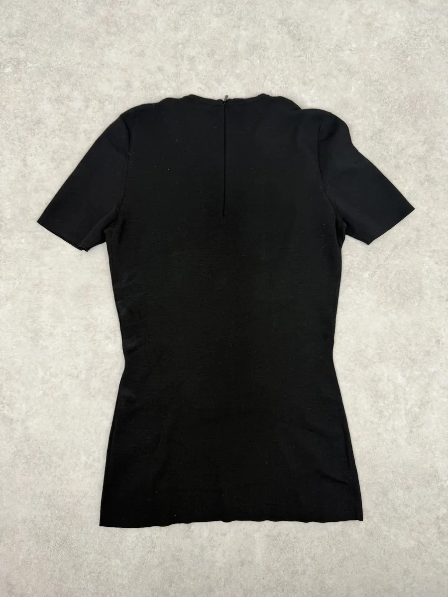 2000s Gucci Black & Brown Python Leather Obscure T-Shirt - Image 5