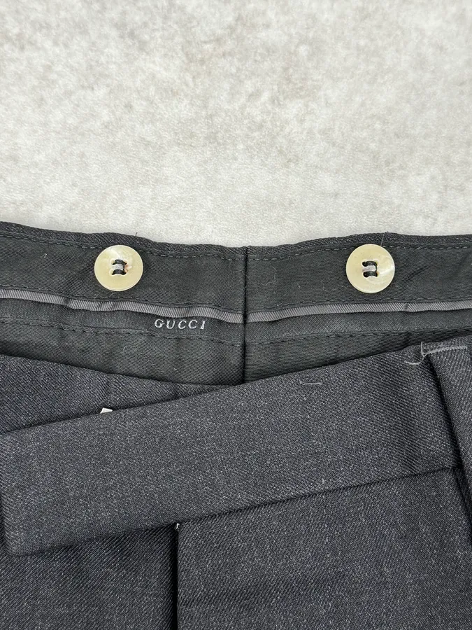 2000s Gucci Black Classy Tailored Blazer & Pants - Image 16