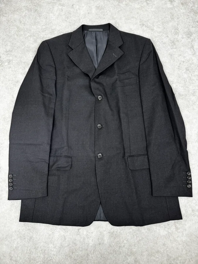 2000s Gucci Black Classy Tailored Blazer & Pants - Image 5