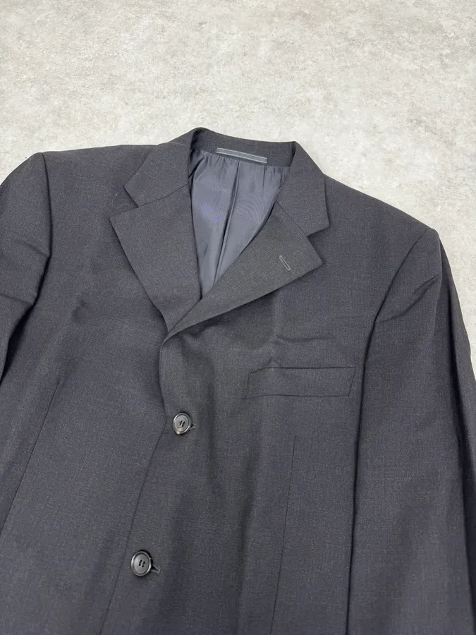 2000s Gucci Black Classy Tailored Blazer & Pants - Image 9