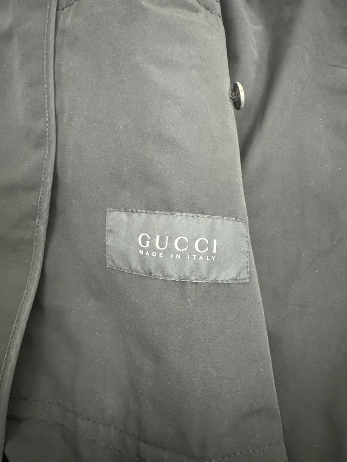 2000s Gucci Black Classy Windbreaker Jacket - Image 13