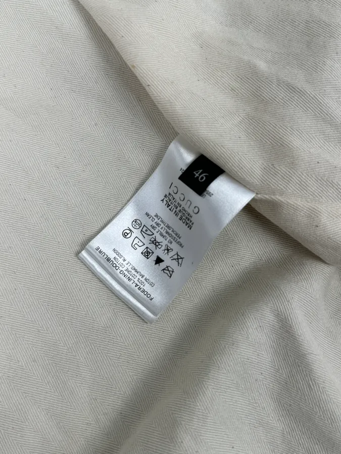 2000s Gucci Black Minimalist Jacket - Image 10