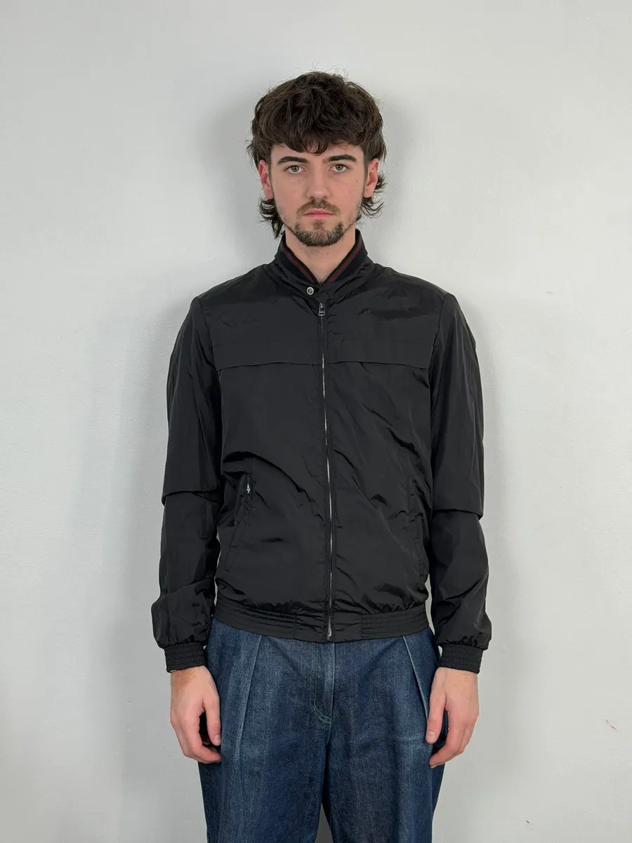 2000s Gucci Black Minimalist Jacket - Image 2