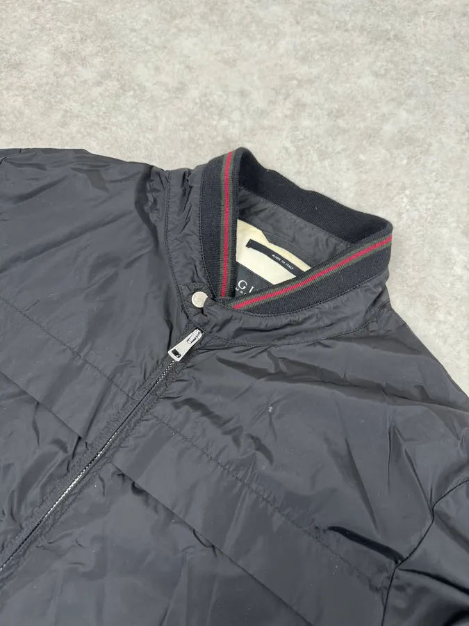 2000s Gucci Black Minimalist Jacket - Image 5