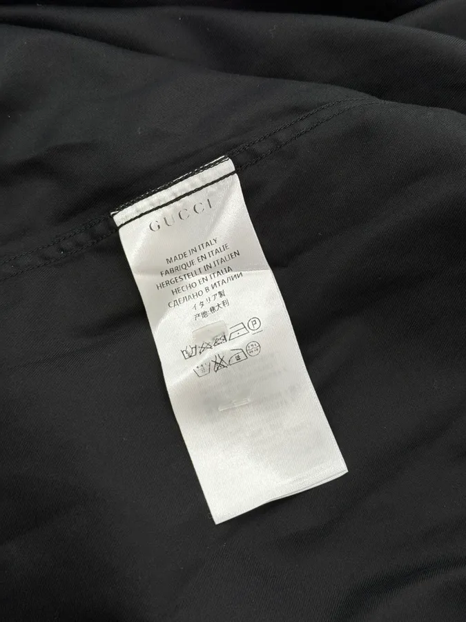 2000s Gucci Black Officer Shirt - Image 10