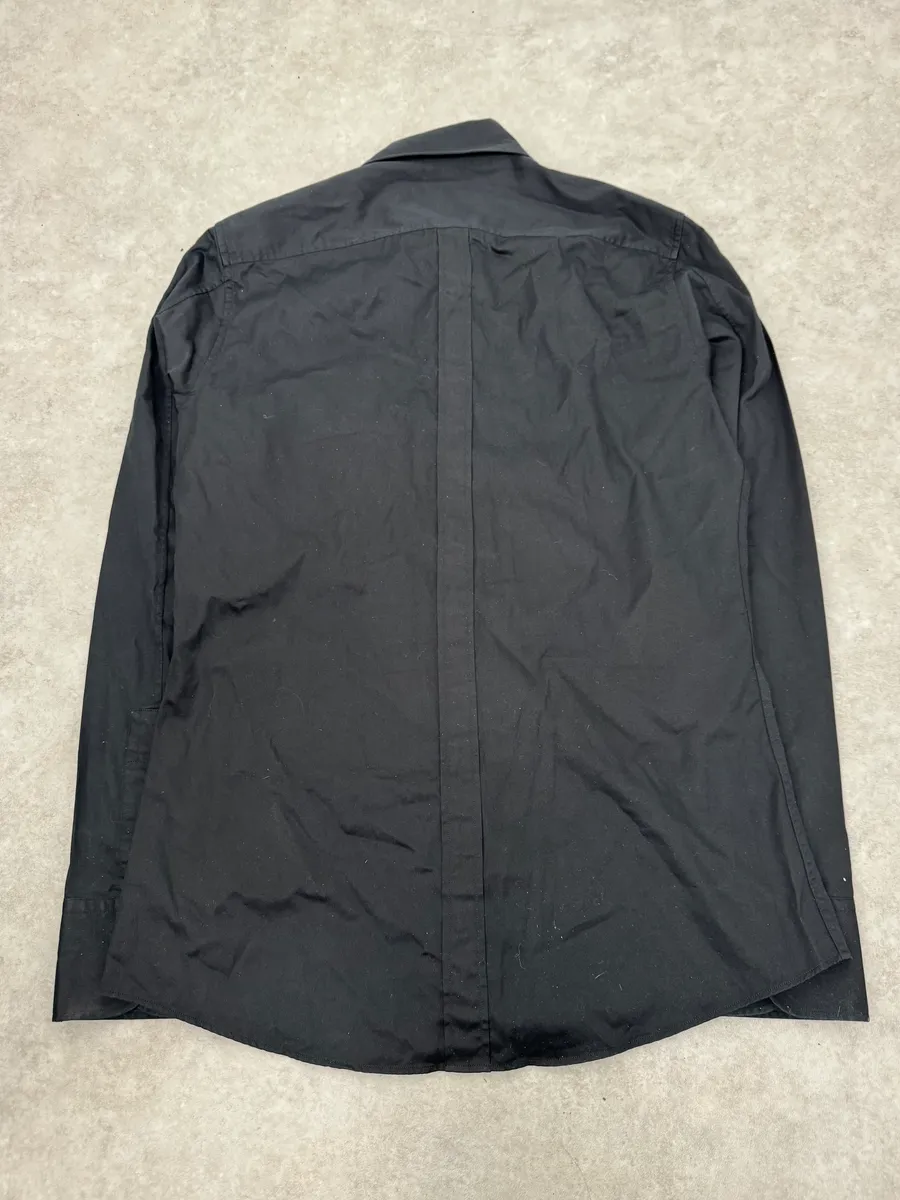 2000s Gucci Black Officer Shirt - Image 7