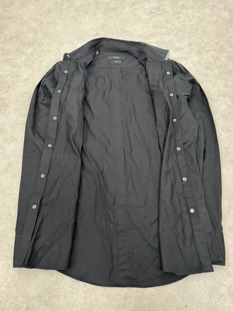 2000s Gucci Black Officer Shirt - Image 8