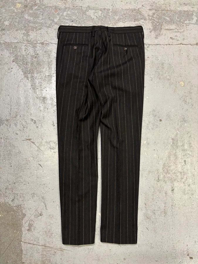 2000s Gucci Black Wool Pinstriped Suit by Tom Ford - Image 13