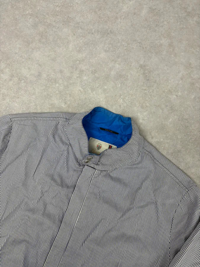 2000s Gucci Blue Striped Light Jacket - Image 4