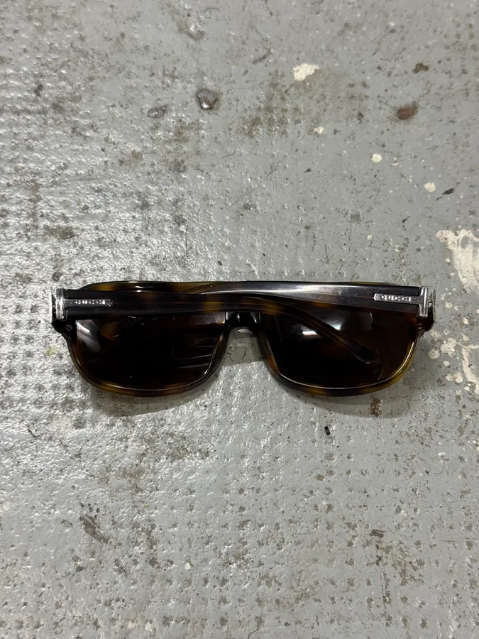 2000s Gucci Brown & Camel Sunglasses - Image 5