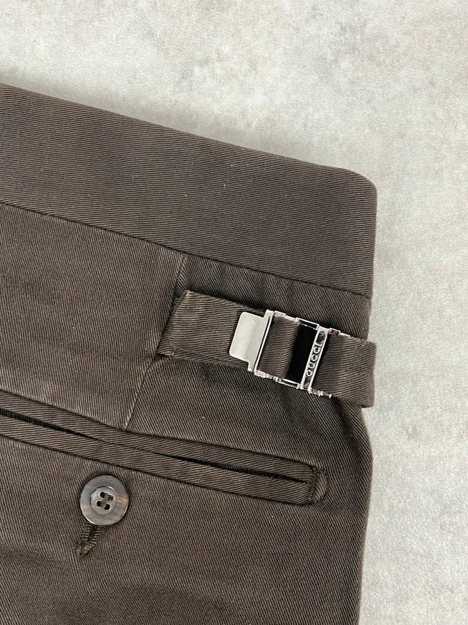 2000s Gucci Brown Cozy Pants - Image 12