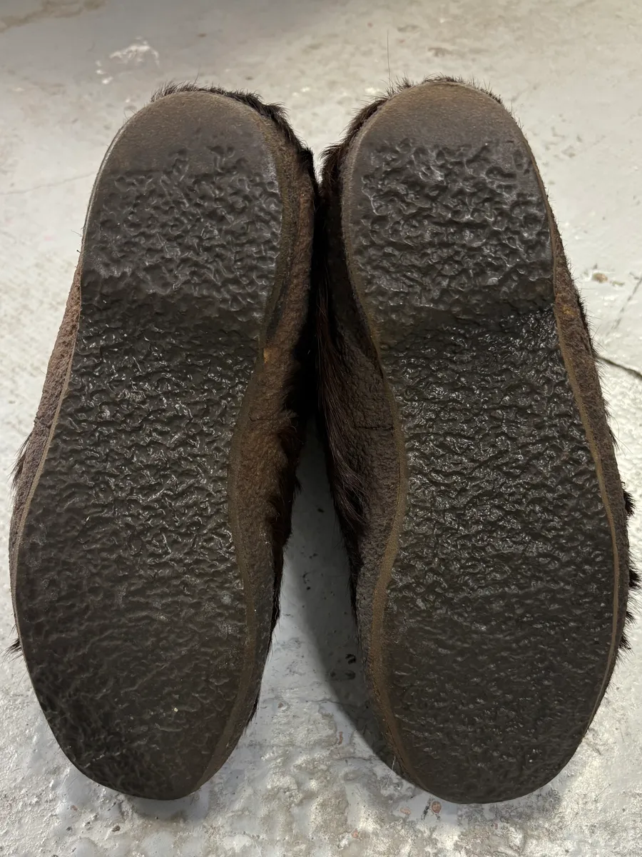 2000s Gucci Brown Fur Scratch Boots - Image 6