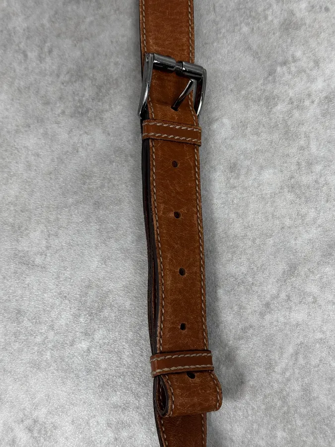 2000s Gucci Brown Monogrammed Leather Shoulder Bag - Image 9
