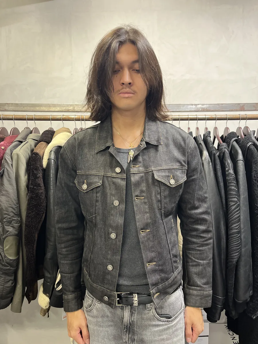 2000s Gucci Brut Structured Trucker Denim Jacket - Image 3