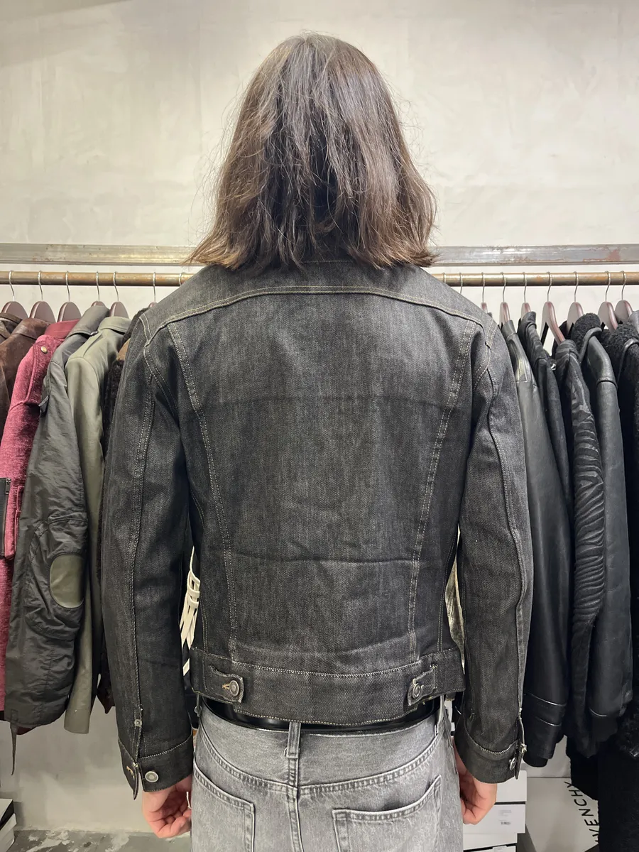 2000s Gucci Brut Structured Trucker Denim Jacket - Image 4