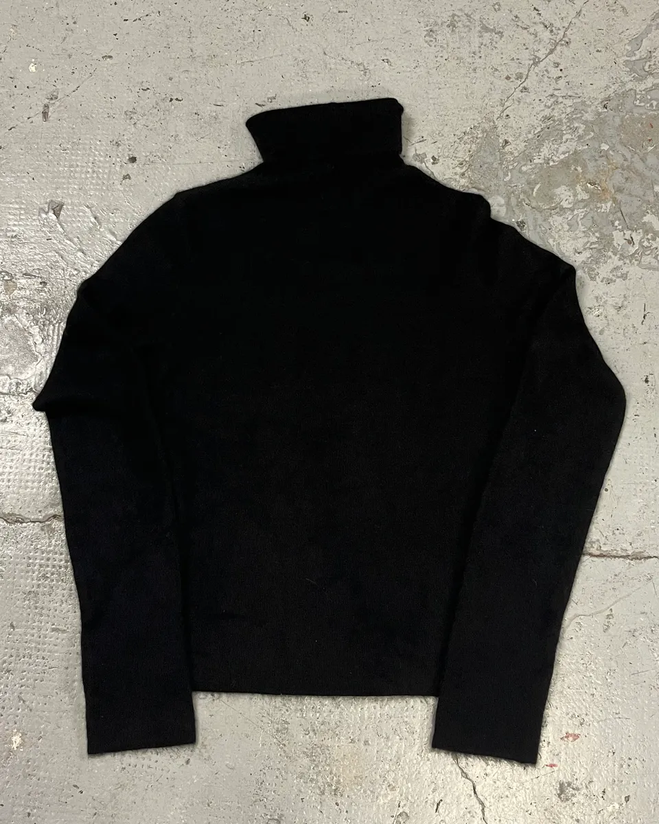 2000s Gucci Cashmere Black Turtleneck