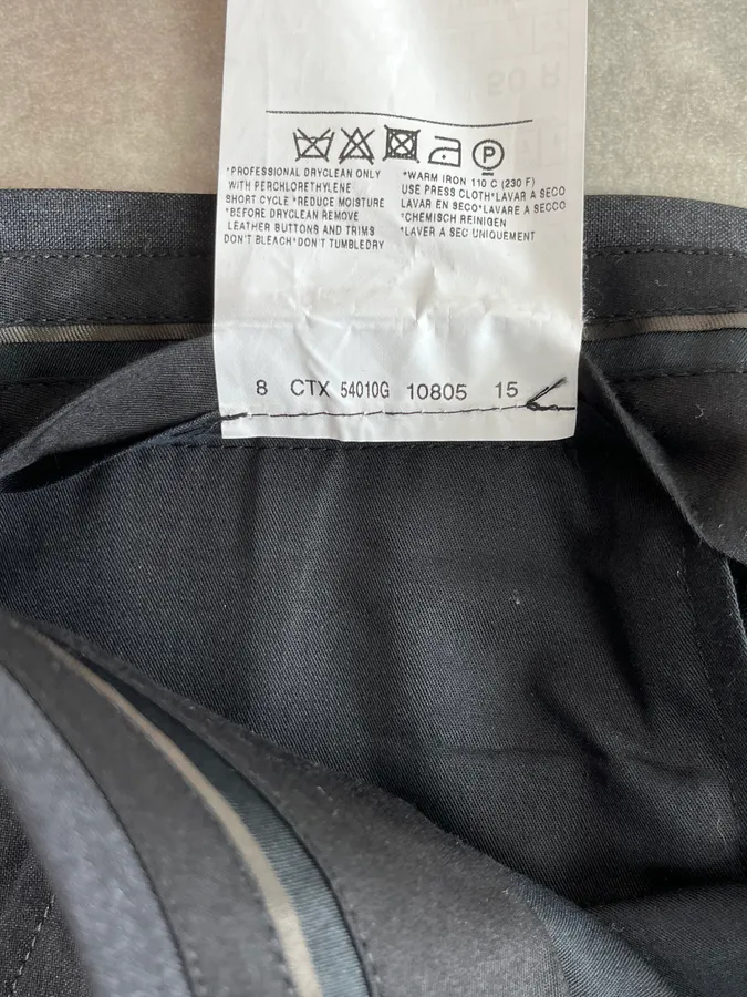 2000s Gucci Dark Grey Regular Tailored Pants - Image 13