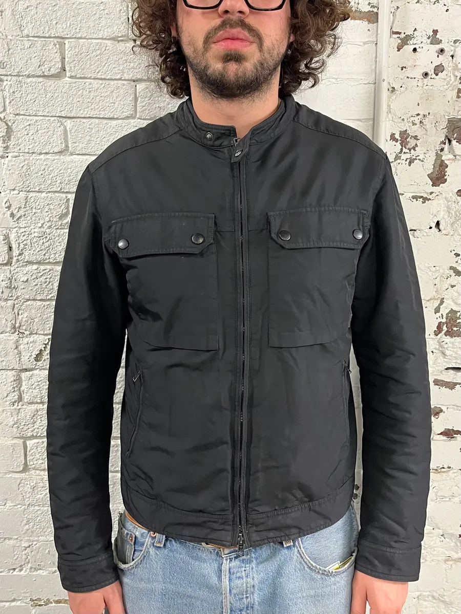 2000s Gucci Double Pocket Black Jacket - Image 2
