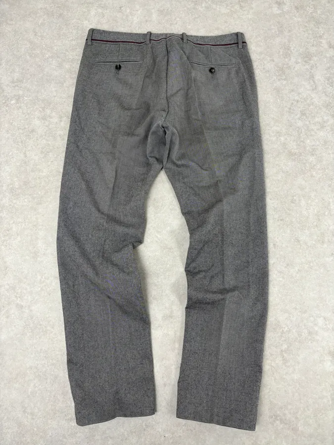 2000s Gucci Grey Classy Tailored Pants - Image 6