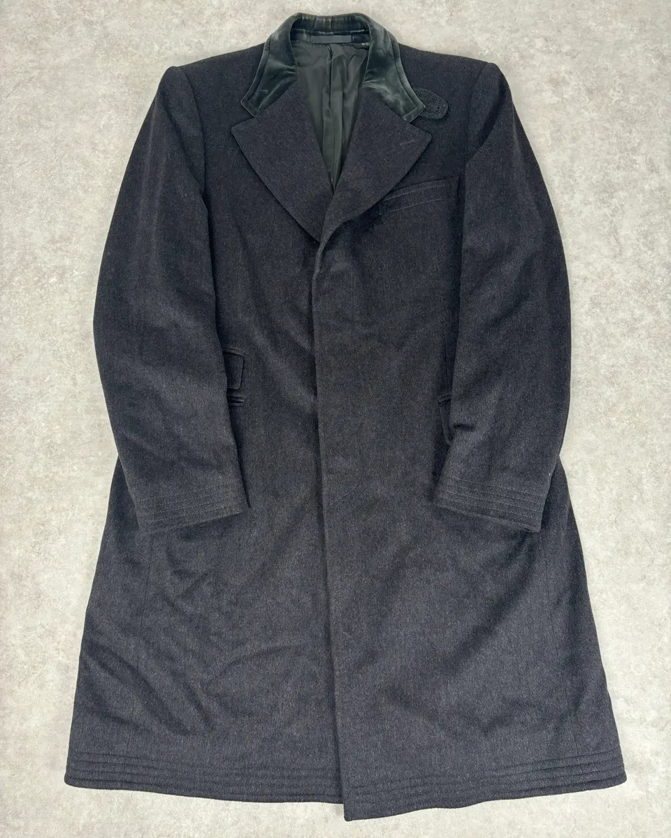2000s Gucci Grey Wool Classy Long Coat