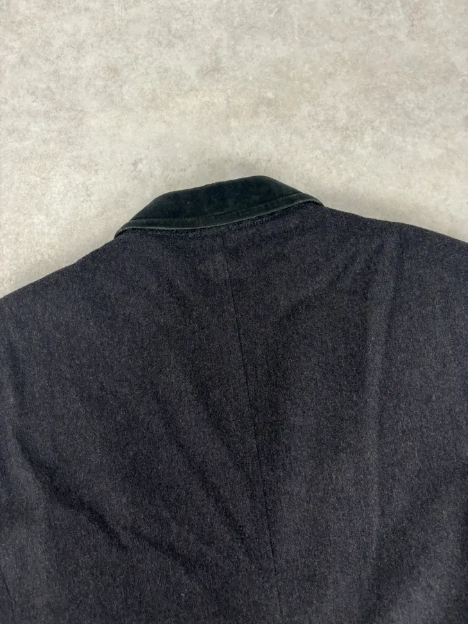 2000s Gucci Grey Wool Classy Long Coat - Image 7