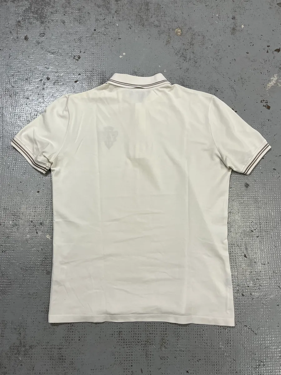 2000s Gucci Knight Brodery White Polo by Frida Giannini - Image 5