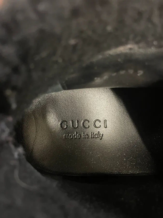2000s Gucci Nebraska G Propaganda High Fur Boots - Image 10