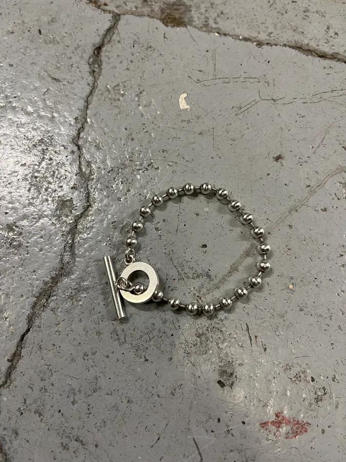 2000s Gucci Silver Bullet Anchor Chain Bracelet - Image 5