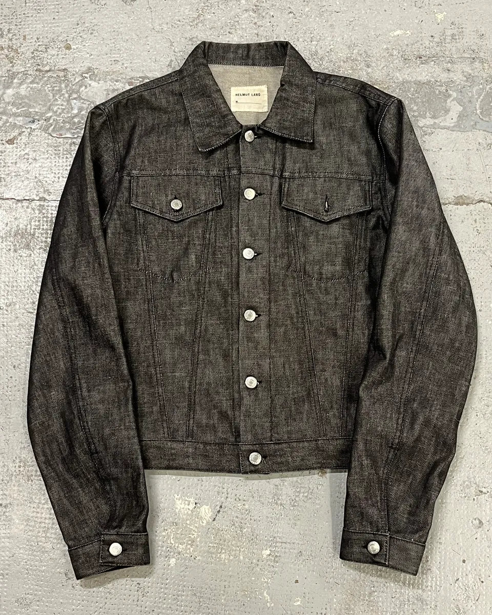 2000s Helmut Lang Classy Grey Denim Jacket
