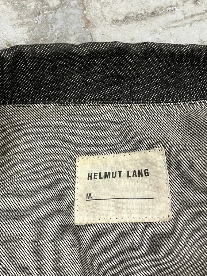 2000s Helmut Lang Classy Grey Denim Jacket - Image 10