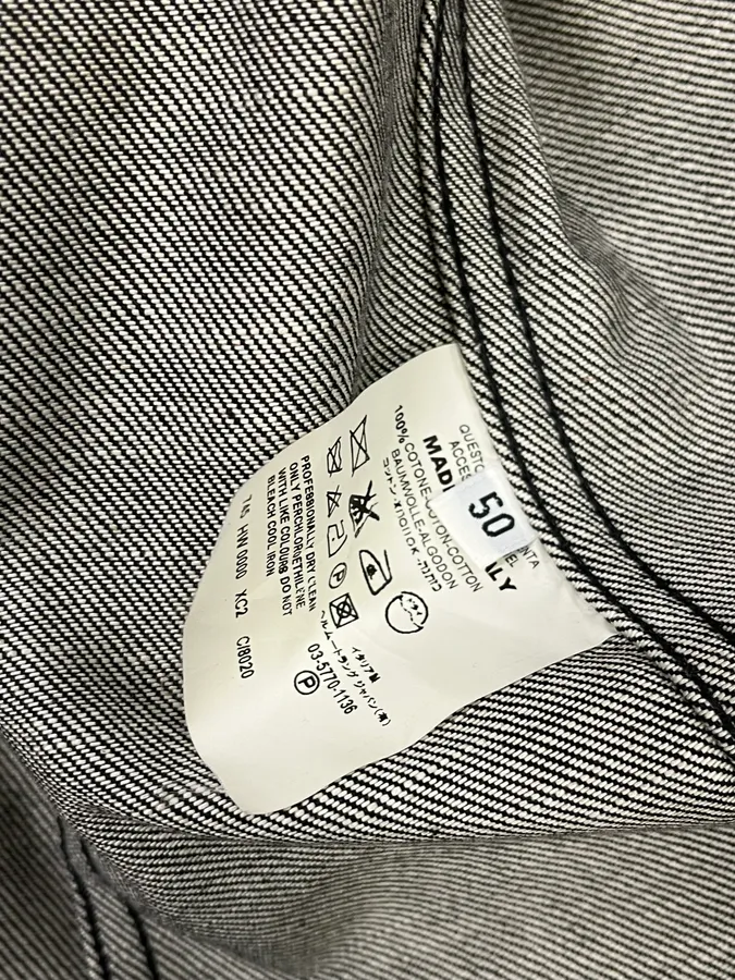 2000s Helmut Lang Classy Grey Denim Jacket - Image 11