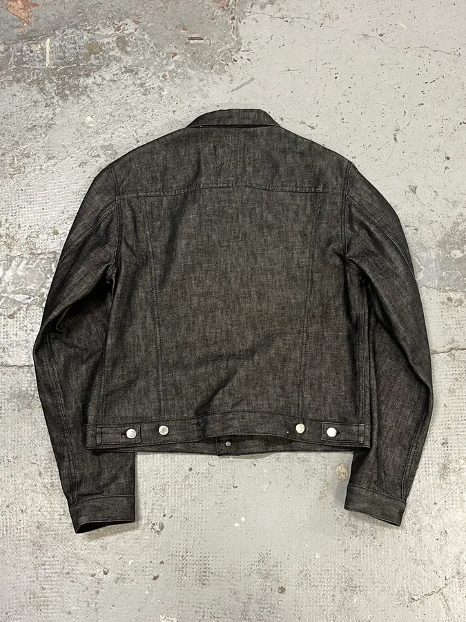 2000s Helmut Lang Classy Grey Denim Jacket - Image 6