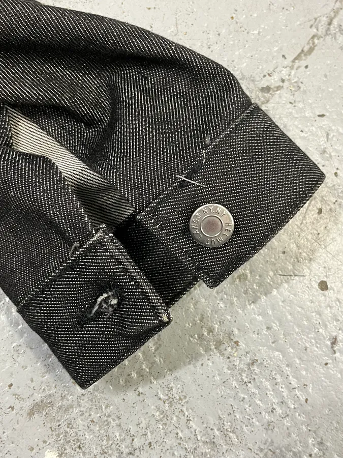 2000s Helmut Lang Classy Grey Denim Jacket - Image 9