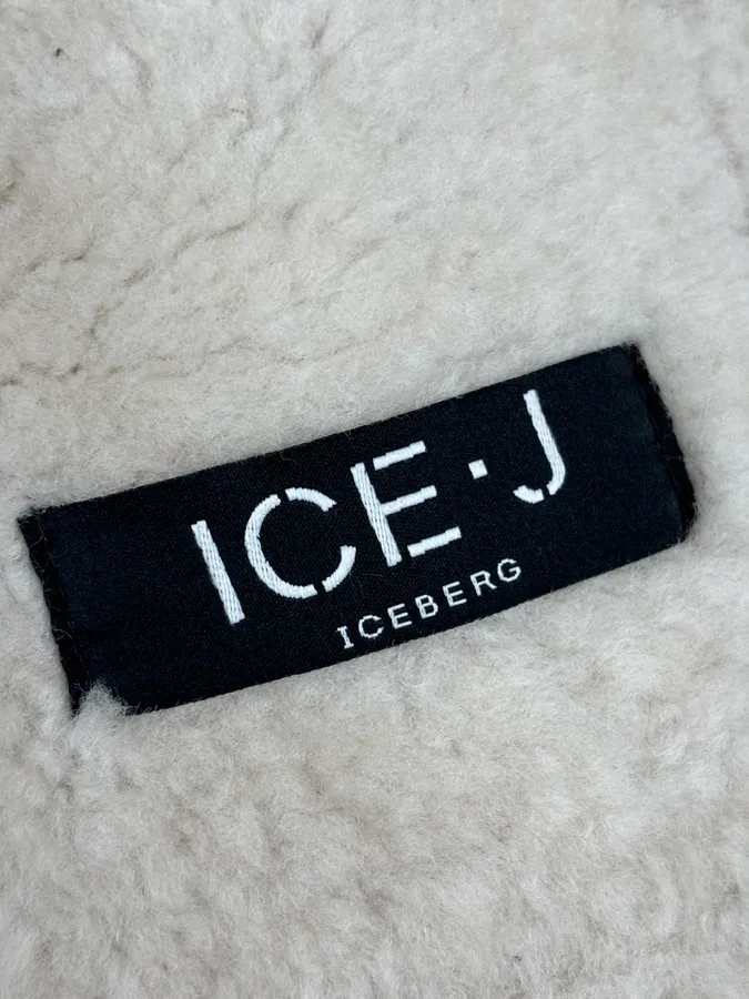 2000s Iceberg Brown Shearling Aviator Leather Jacket - Image 13