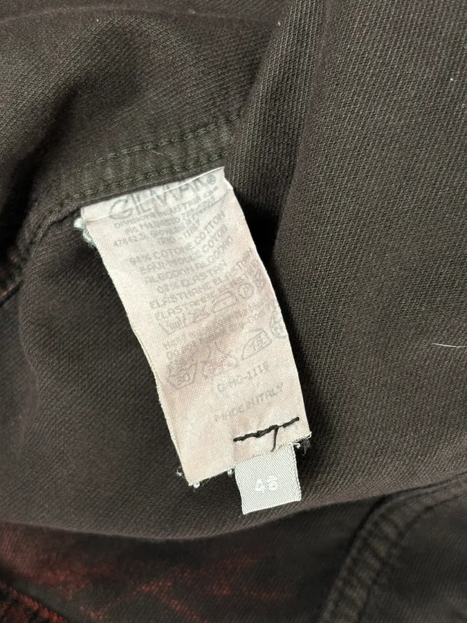 2000s Iceberg Jacket Irregular Gradient Dark Burgundy Jacket - Image 10