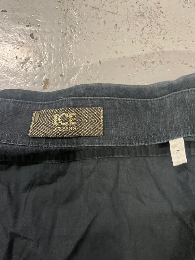 2000s Iceberg Navy Officer Napoleon Shirt - Image 6