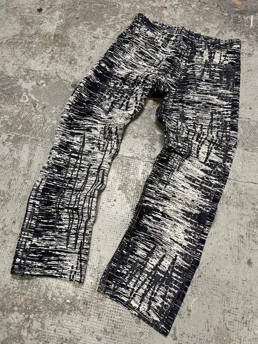 2000s Issey Miyake MEN Rebel Distressed Pants - Image 3