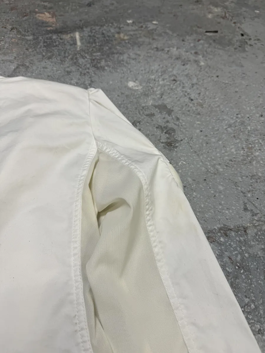 2000s Jean Paul Gaultier Asymmetrical Zip White Avant-Garde Jacket - Image 26