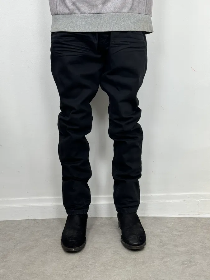 2000s Jean Paul Gaultier Black Denim Jeans - Image 2