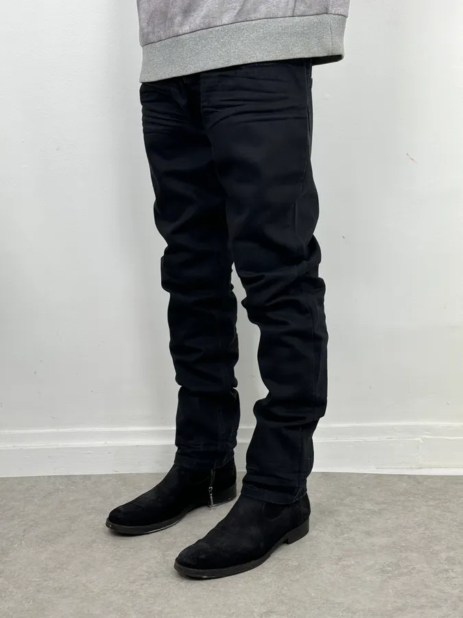 2000s Jean Paul Gaultier Black Denim Jeans - Image 3