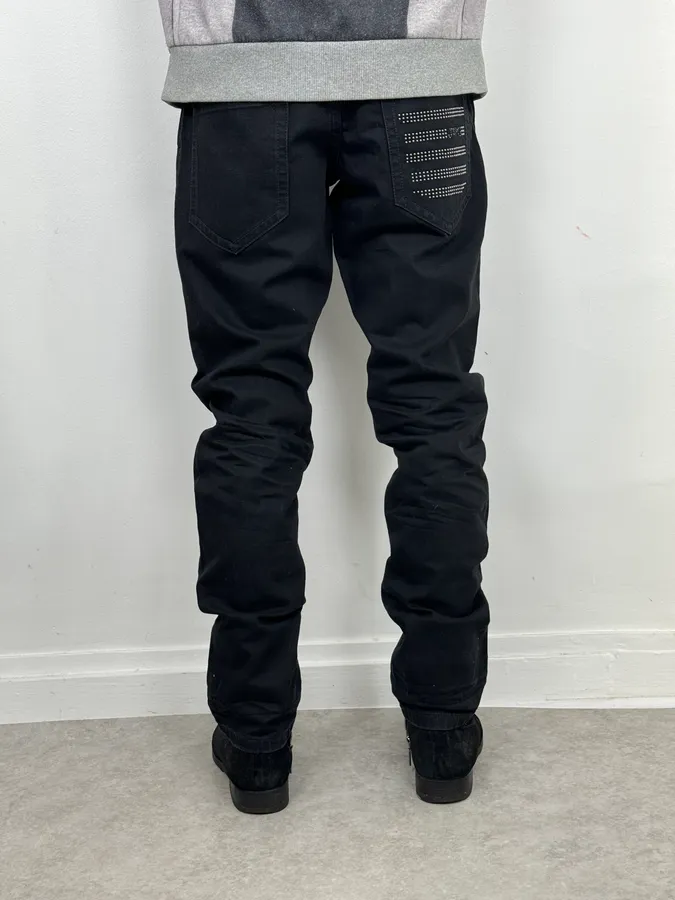 2000s Jean Paul Gaultier Black Denim Jeans - Image 4