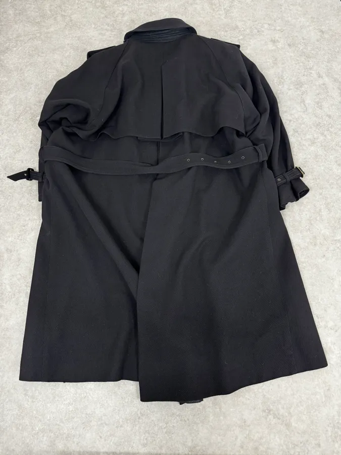 2000s Jean Paul Gaultier Black Signature Trench Coat - Image 4