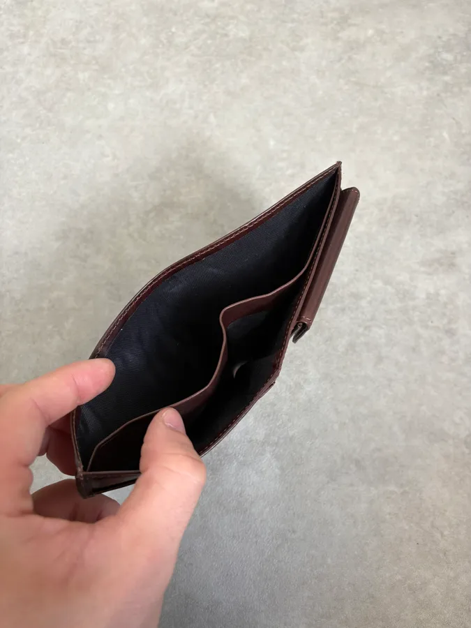 2000s Jean Paul Gaultier Brown Dragon Leather Wallet - Image 5